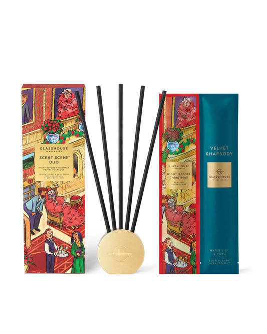 Glasshouse Night Before Christmas & Velvet Rhapsody Scent Scene Duo