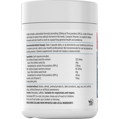Nutra-Life Grape Seed 50,000+ 120 Capsules