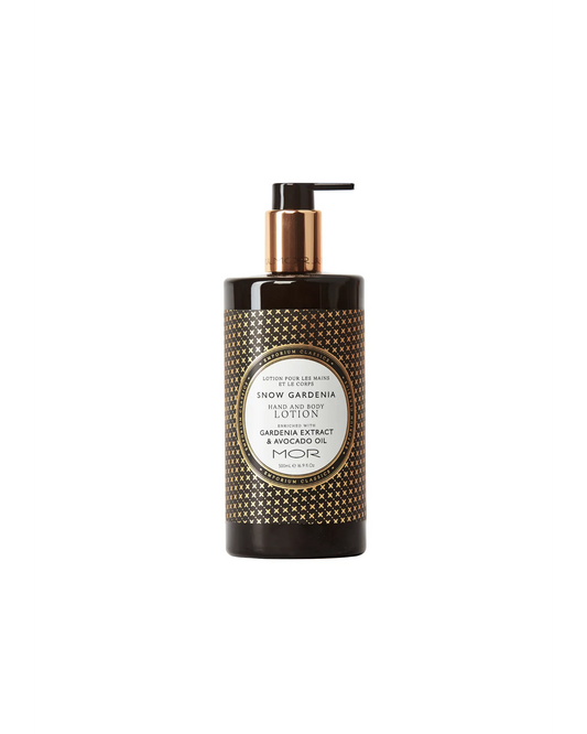 MOR, Hand & Body Lotion, Snow Gardenia, Juniper Berry, Bergamot, Vanilla, Sandalwood 