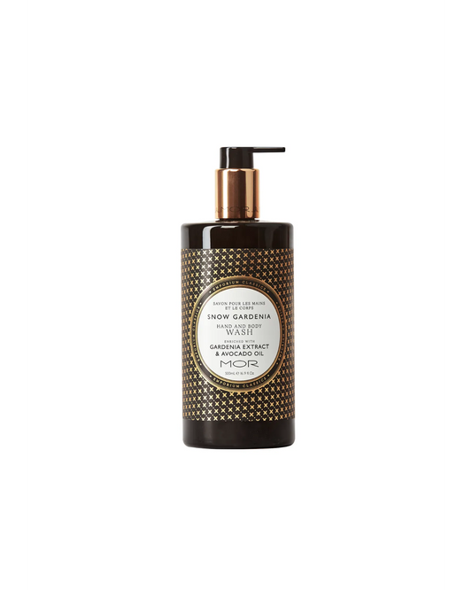 MOR, Hand & Body Wash, Snow Gardenia, Juniper Berry, Bergamot, Vanilla, Sandalwood 