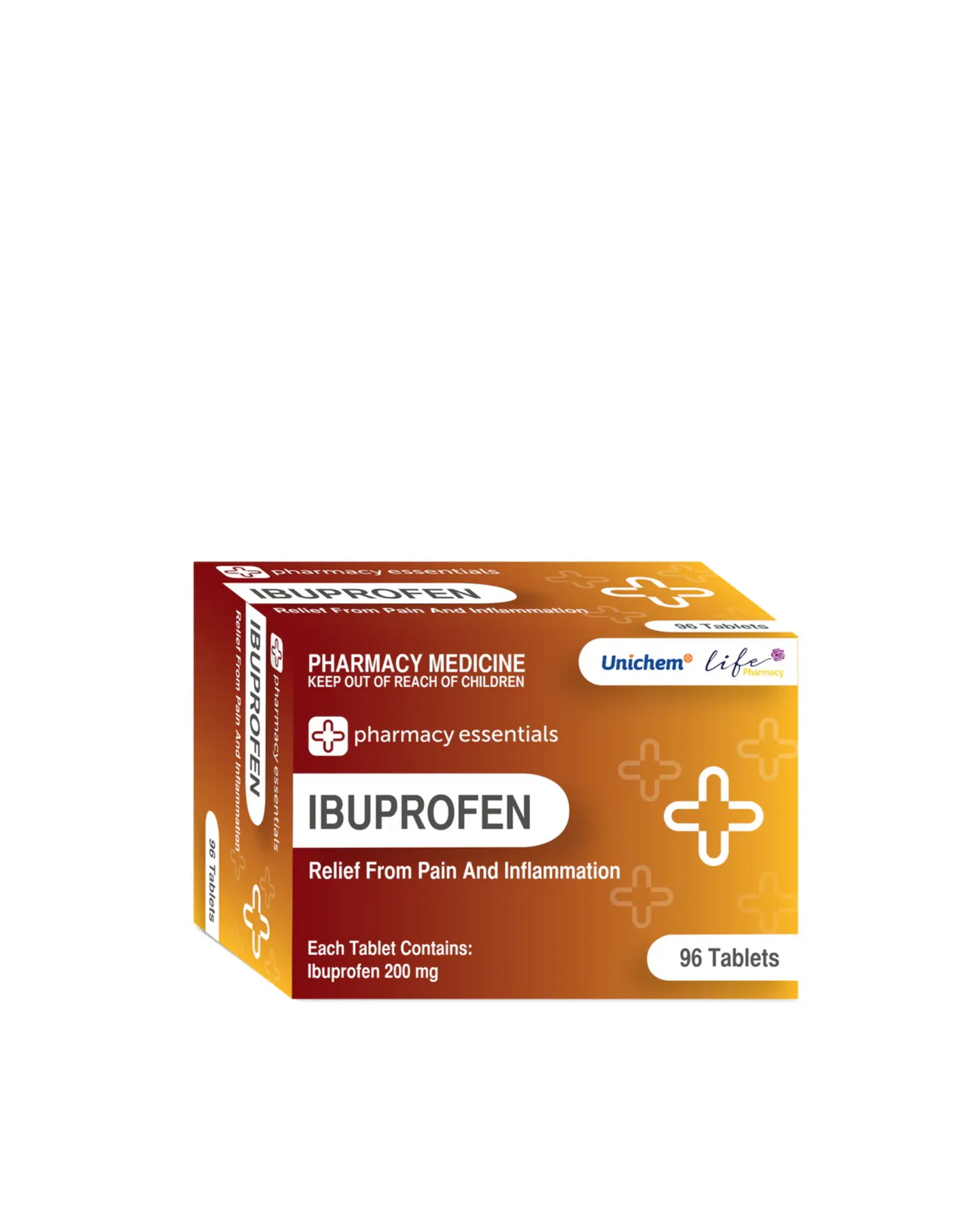 Pharmacy Essentials Ibuprofen 200mg Tablets 96pk