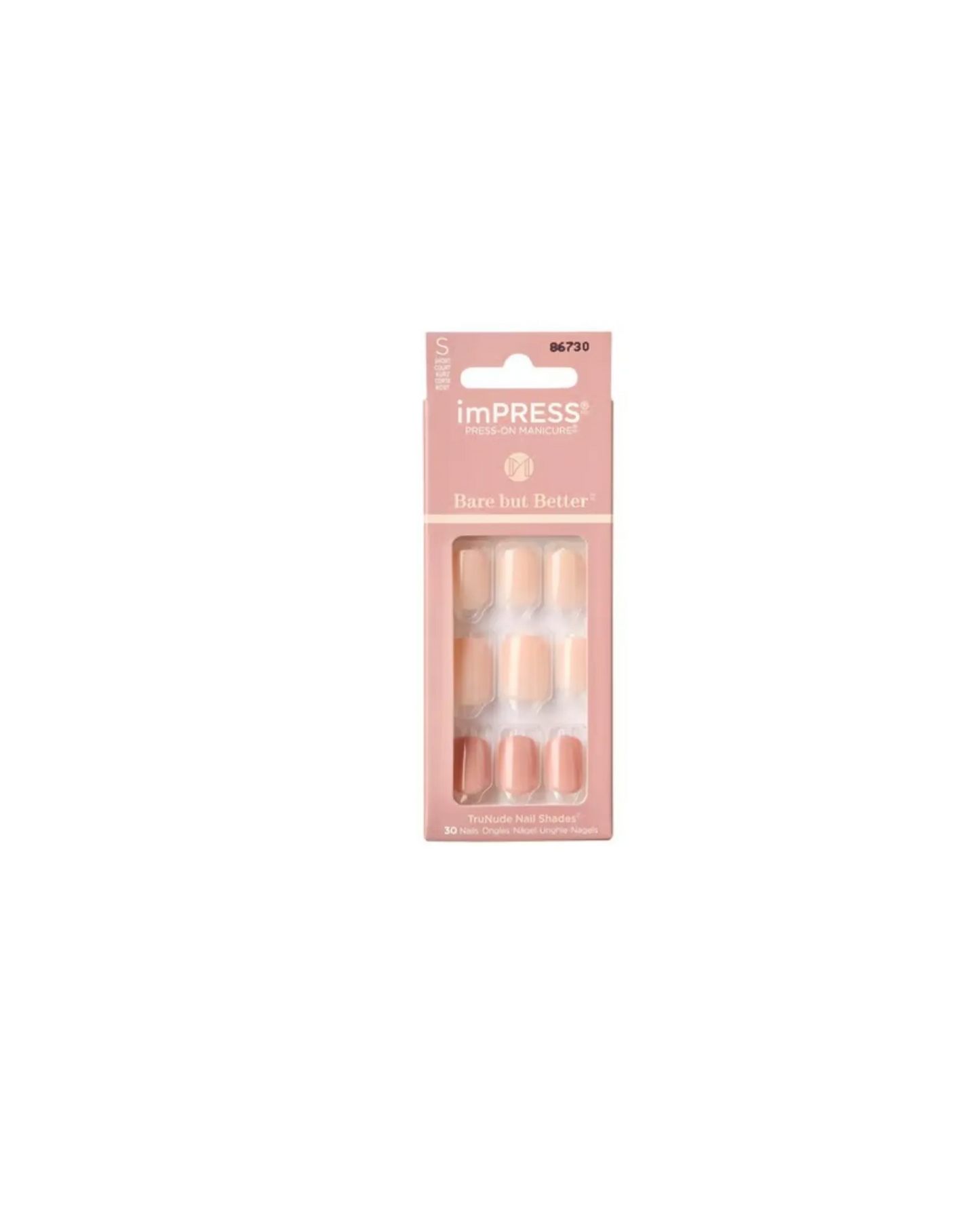 ImPress Bare But Better Press On Nails Simple Pleasure 30pk