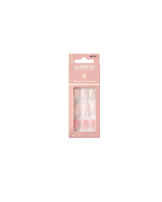 ImPress Nails Bare But Better Effortless Finish 30pk