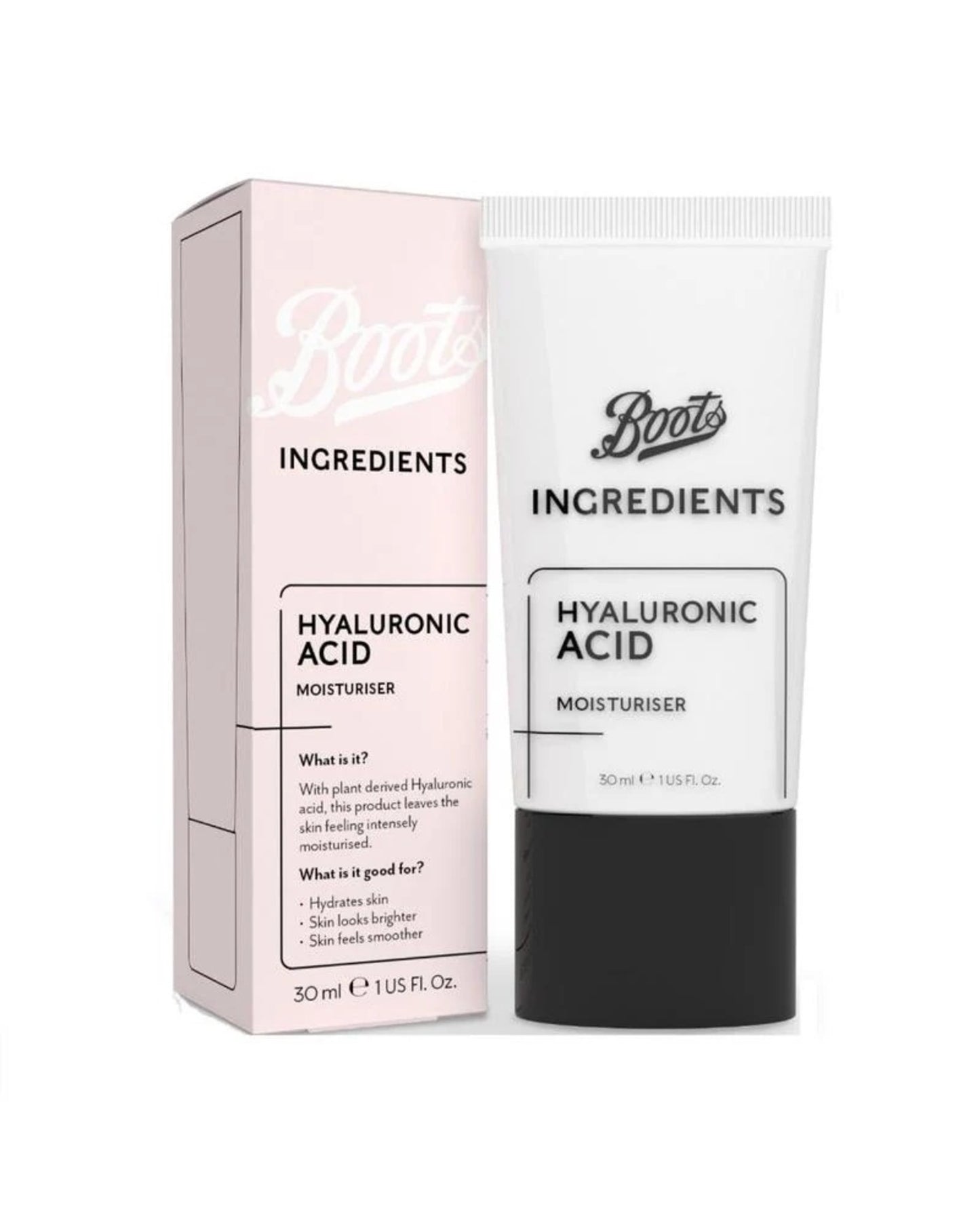 Boots Ingredients Hyaluronic Acid Moisturiser 30ml
