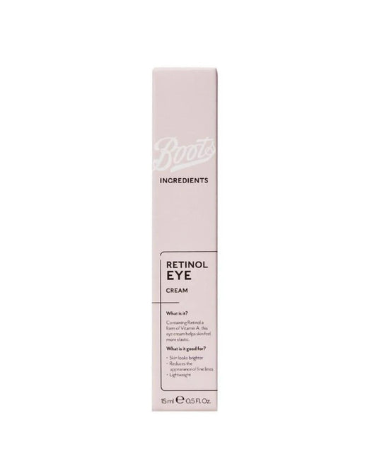 Boots Ingredients Retinol Eye Cream 15ml