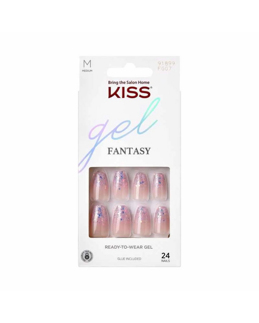 KISS Gel Fantasy Nails Winter Sparks 24pk