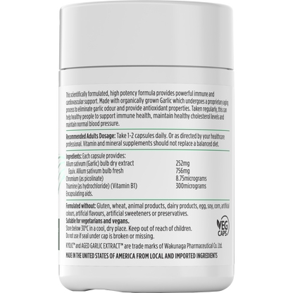 Nutra-Life Kyolicª Aged Garlic Extractª 60 Capsules