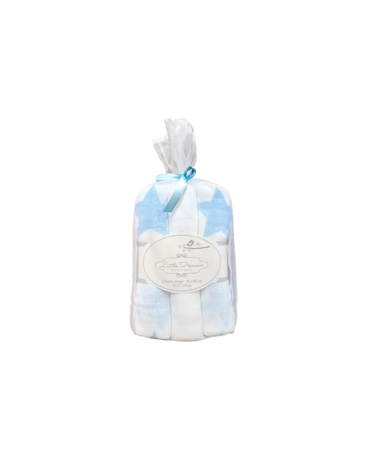 Muslin Wraps Blue Star (3)
