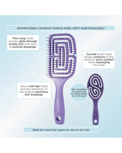 Lady Jayne Flexi-Glide Brush Large