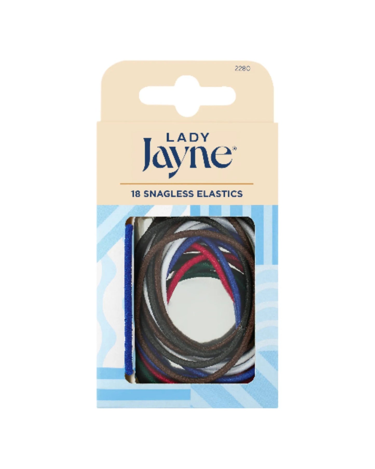 Lady Jayne Snagless Elastics 18 Pack