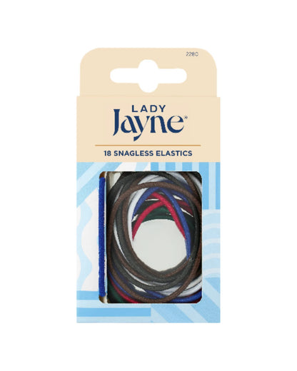 Lady Jayne Snagless Elastics 18 Pack