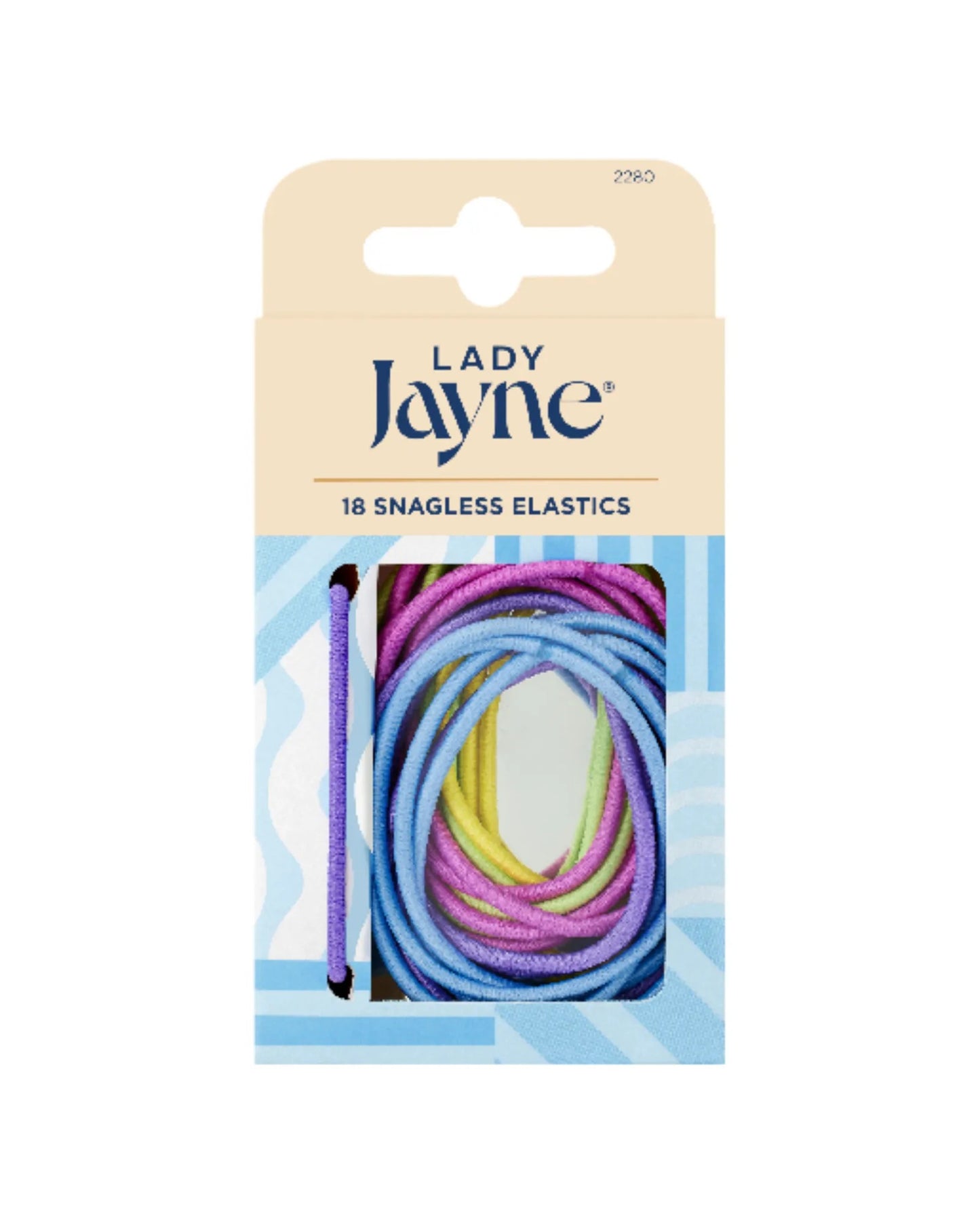 Lady Jayne Snagless Elastics 18 Pack
