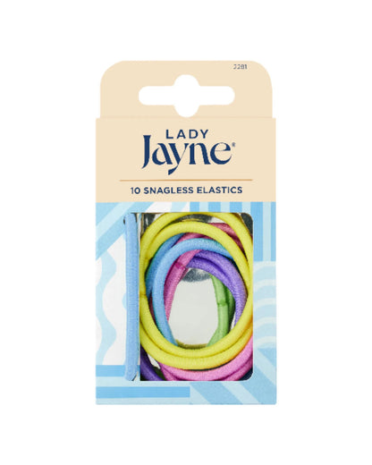 Lady Jayne Snagless Thick Elastics  - Pk 10