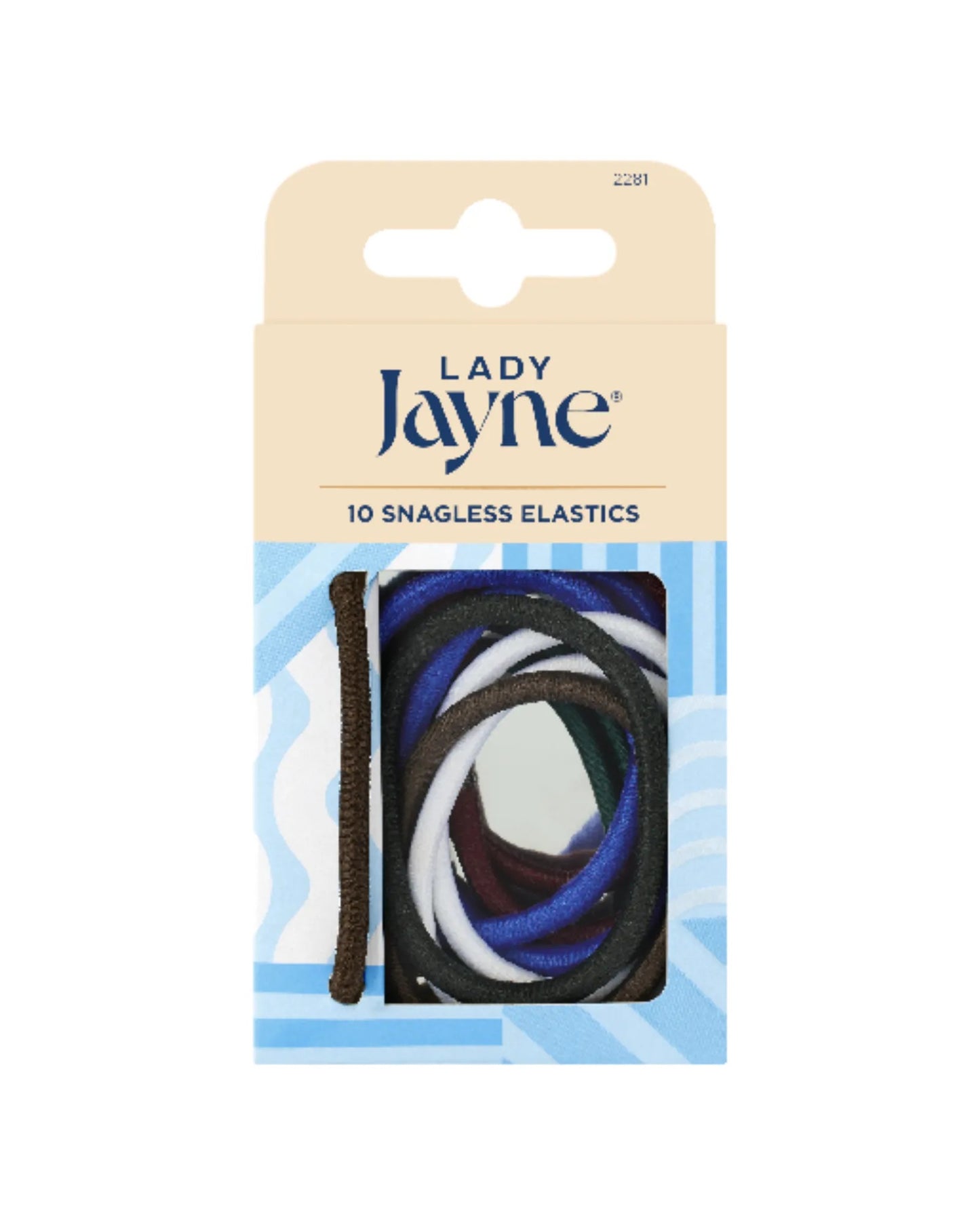 Lady Jayne Snagless Thick Elastics  - Pk 10