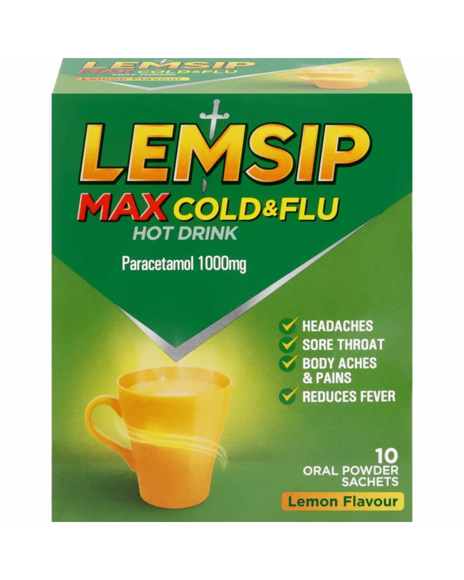 Lemsip Sachets Max 10s – Life Pharmacy Meadowbank