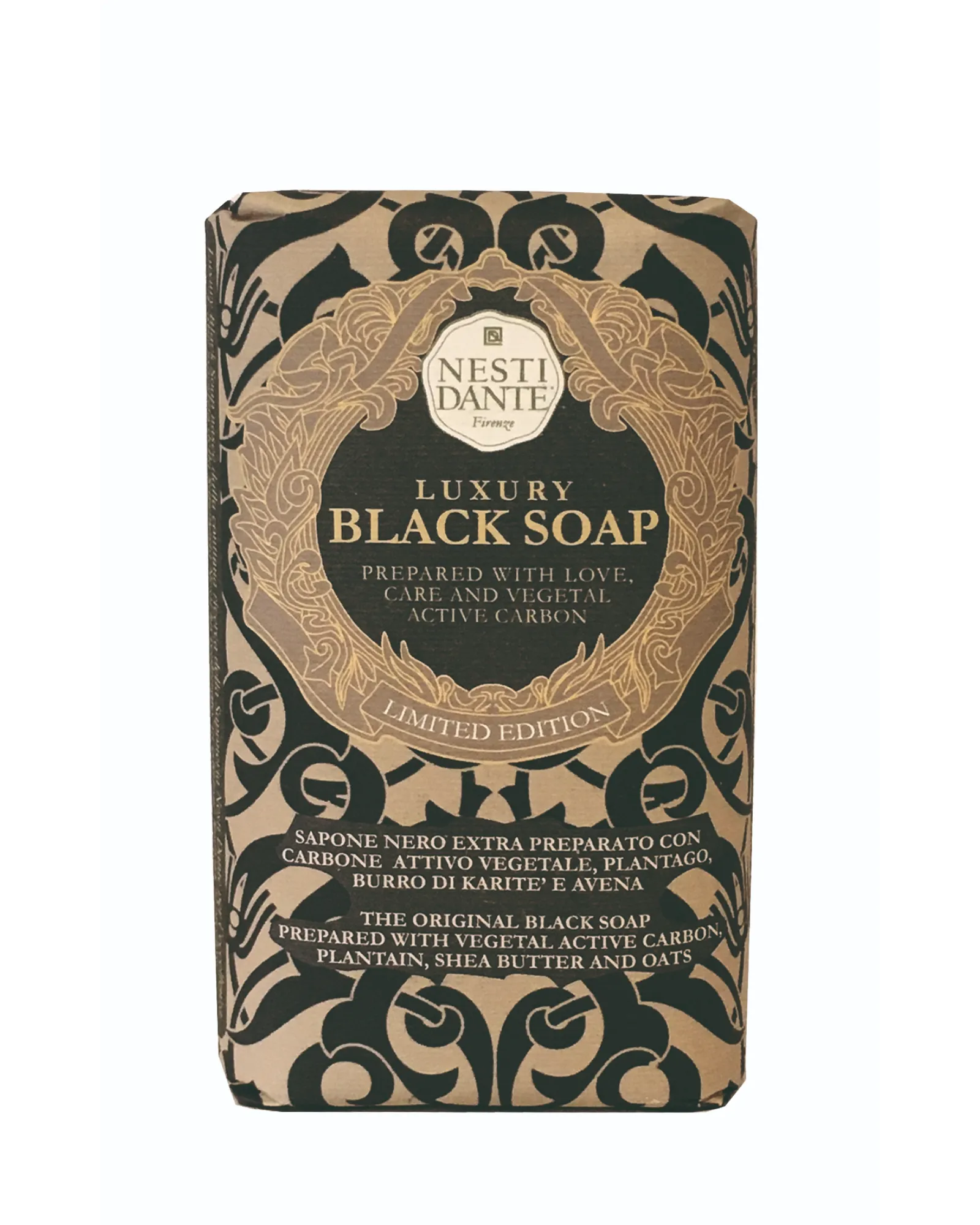 Nesti Dante, Bar Soap, Shea Butter, Activated Charcoal, Oats, Gift