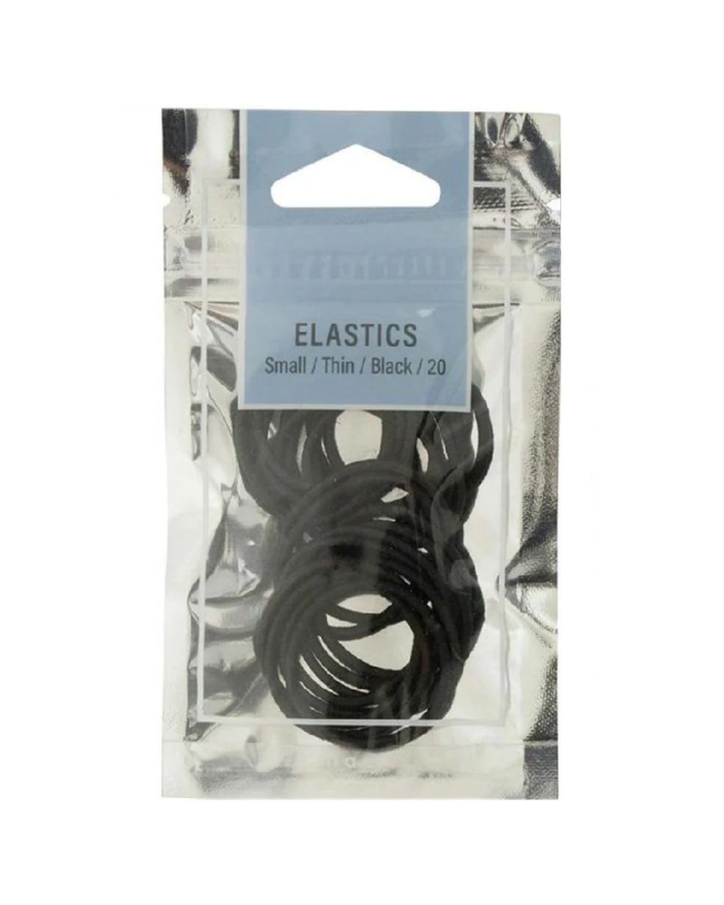 Mae Elastic Thin Black Small 20pk