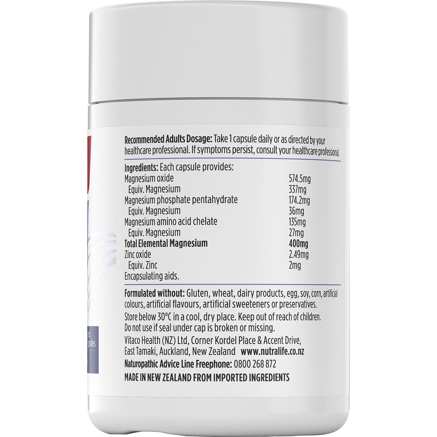 Nutra-Life Magnesium Complete 400 60 Capsules