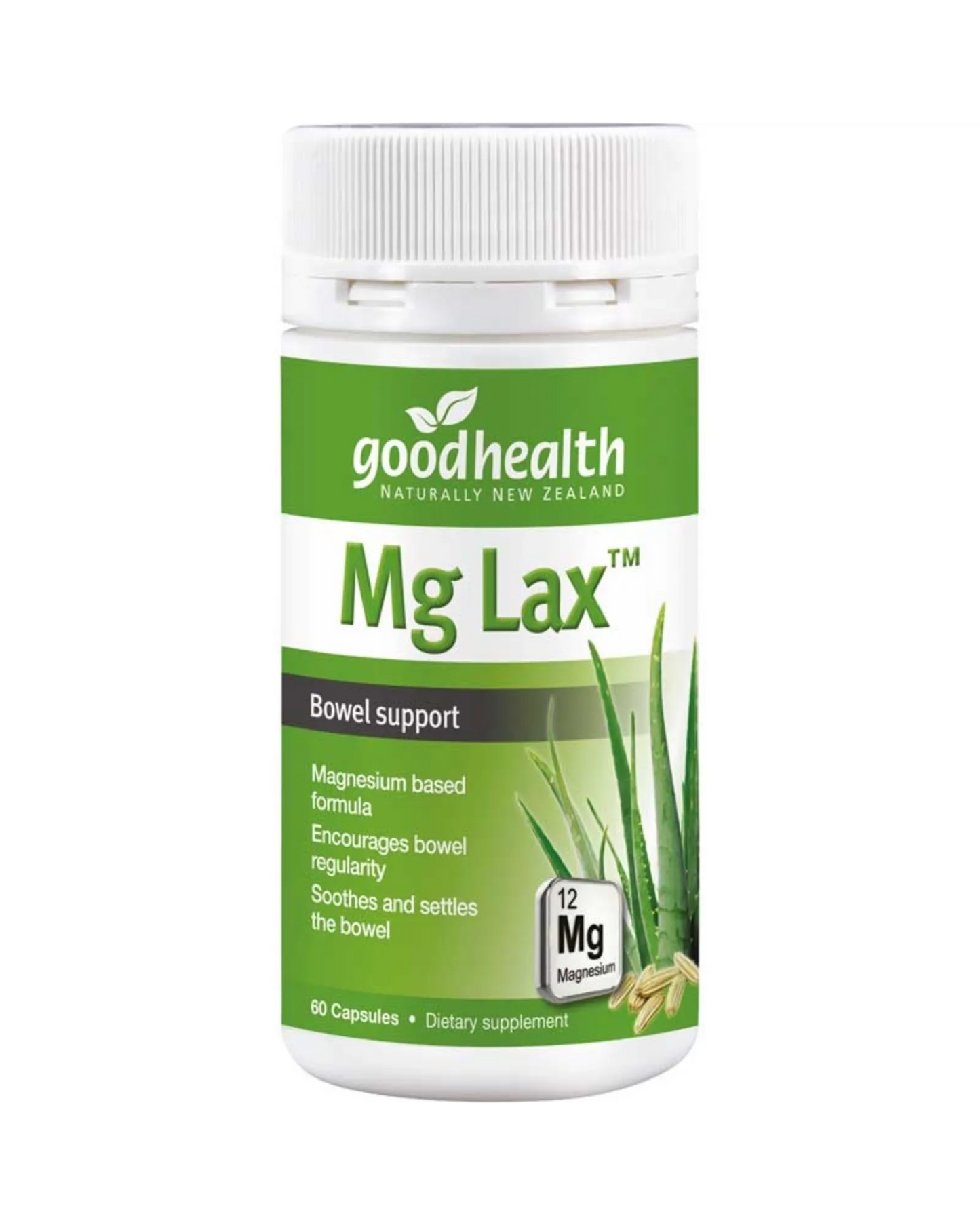 Good Health Mg Lax Caps 60 Capsules
