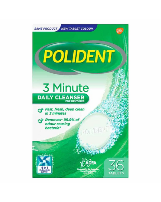 Polident, Denture, teeth