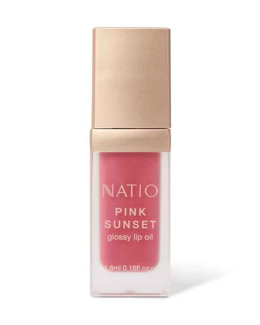 Natio Pink Sunset Lip Oil 4ml