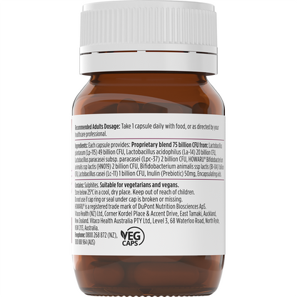 Nutra-Life ProBiotica Extra Care contains 75 Billion 14 Capsules