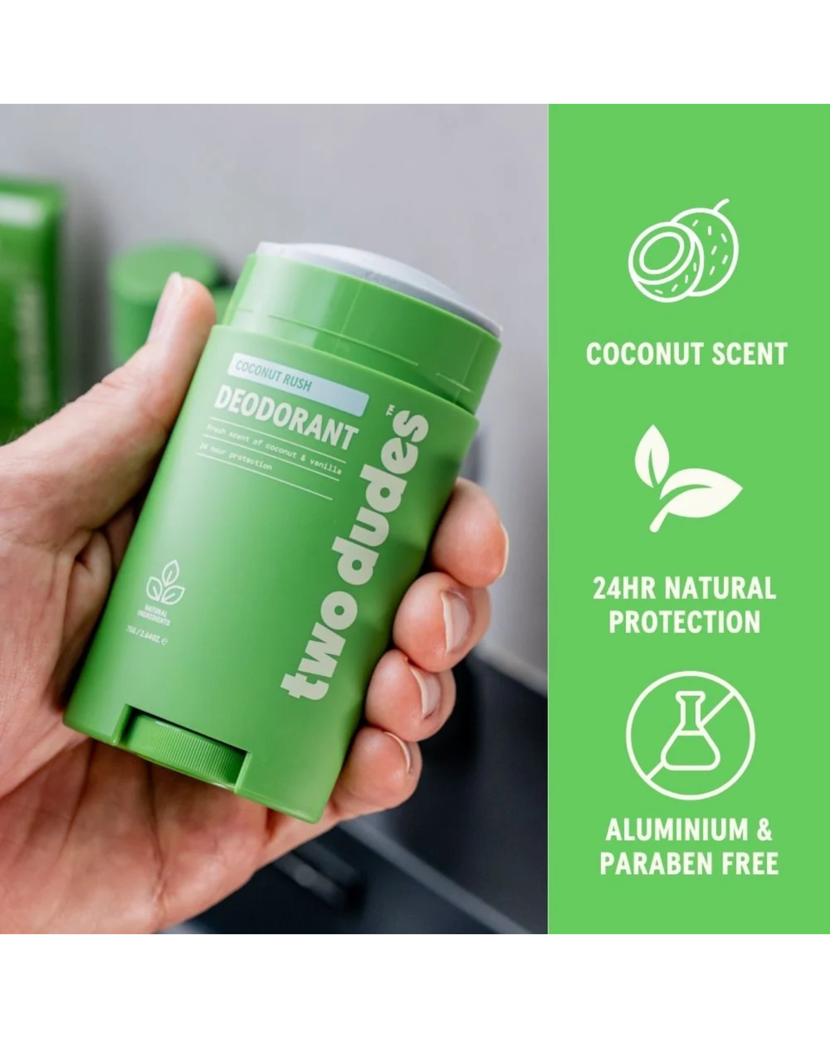 Two Dudes Deodorant - Coconut Rush 75g