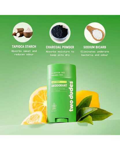 Two Dudes Deodorant - ZestyForest 75g