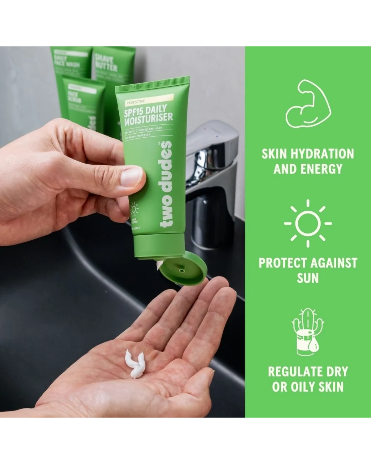 Two Dudes SPF15 Daily Moisturiser 75ml