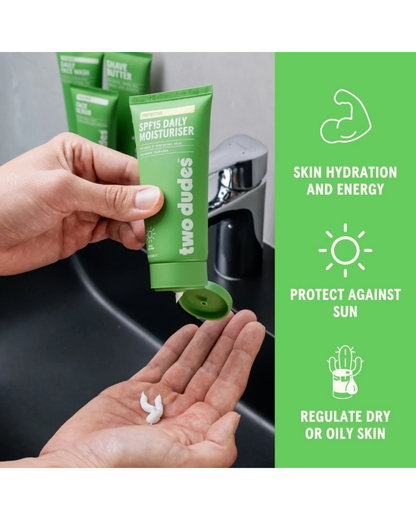 Two Dudes SPF15 Daily Moisturiser 75ml