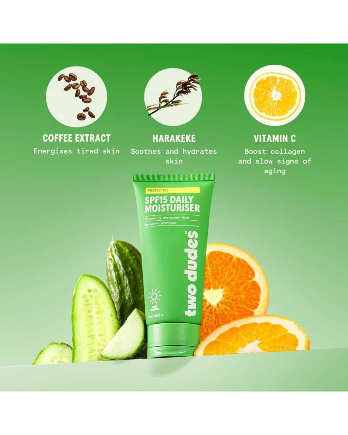 Two Dudes SPF15 Daily Moisturiser 75ml