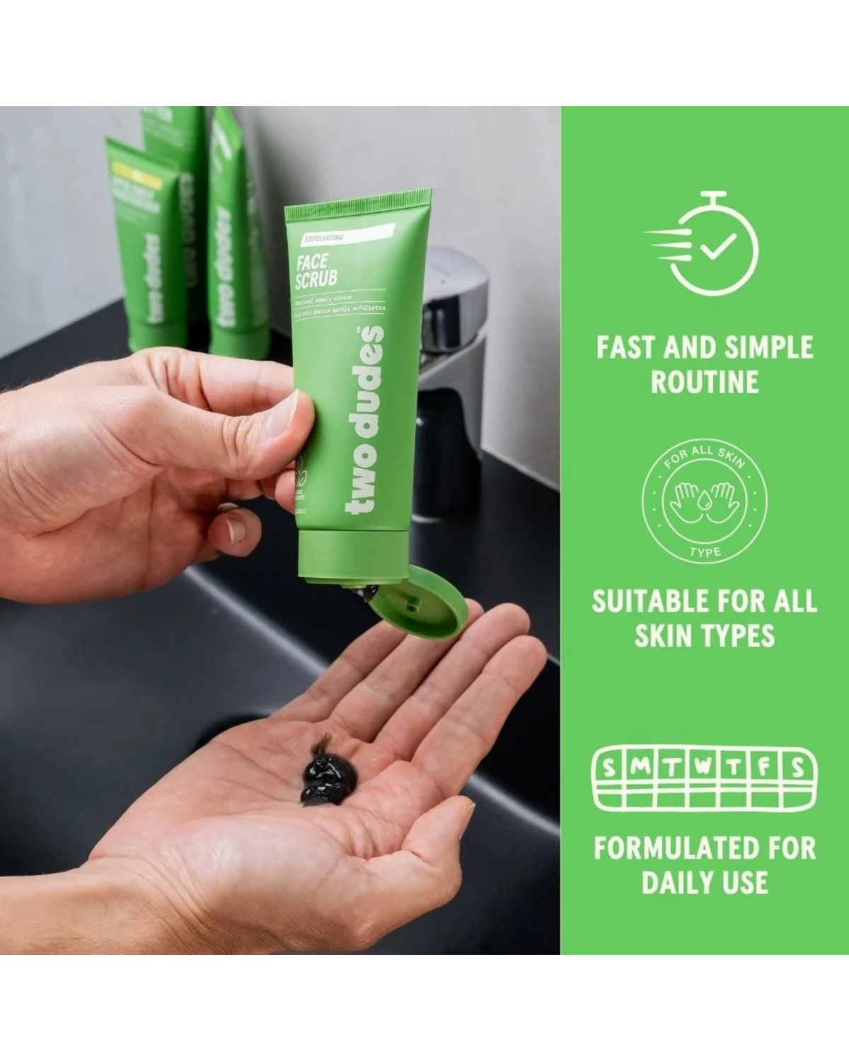 Two Dudes Face Scrub 75ml