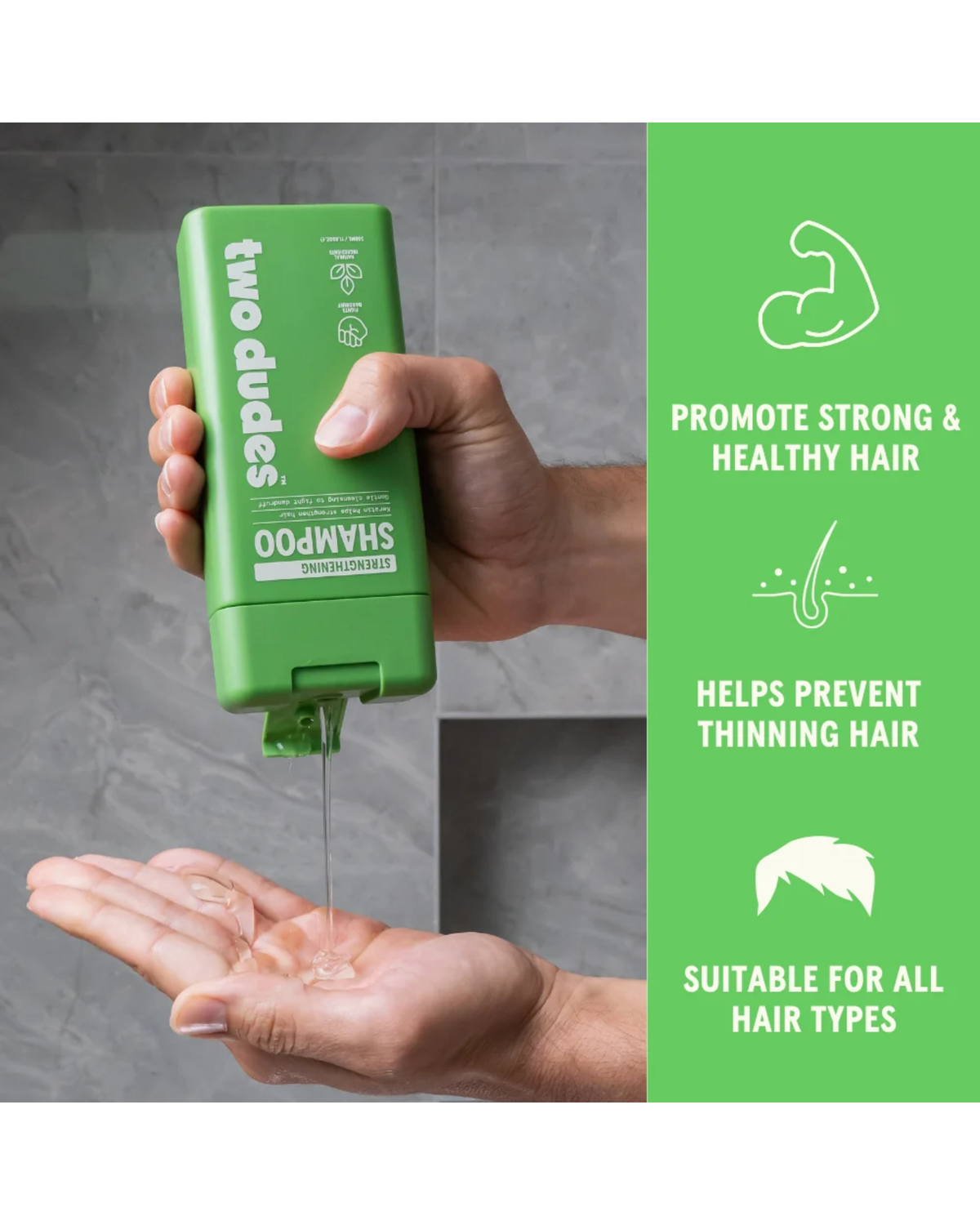 Two Dudes Strengthening Shampoo 350ml