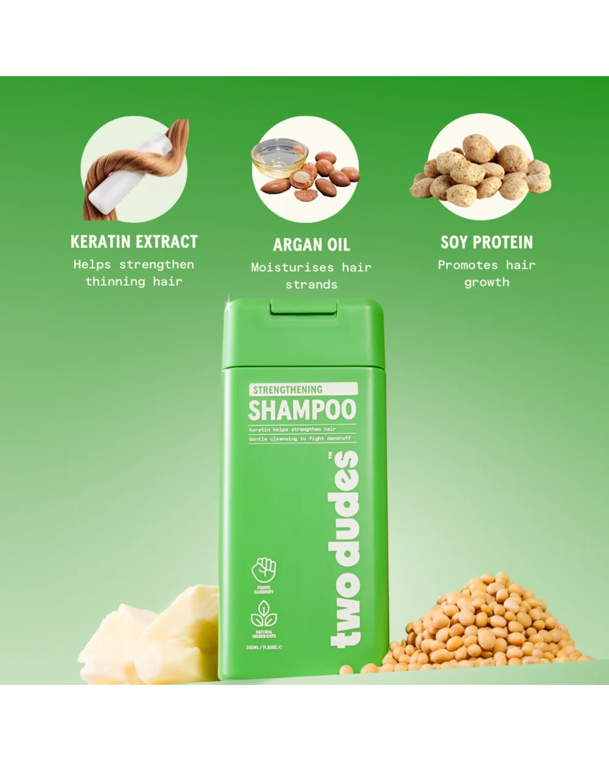 Two Dudes Strengthening Shampoo 350ml