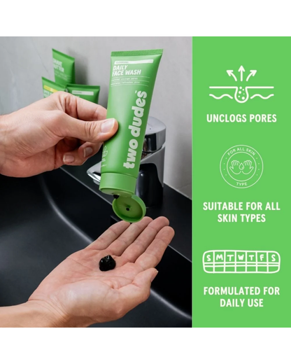 Two Dudes Daily Face Wash 125ml