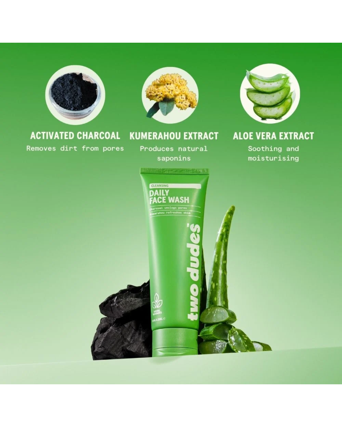 Two Dudes Daily Face Wash 125ml