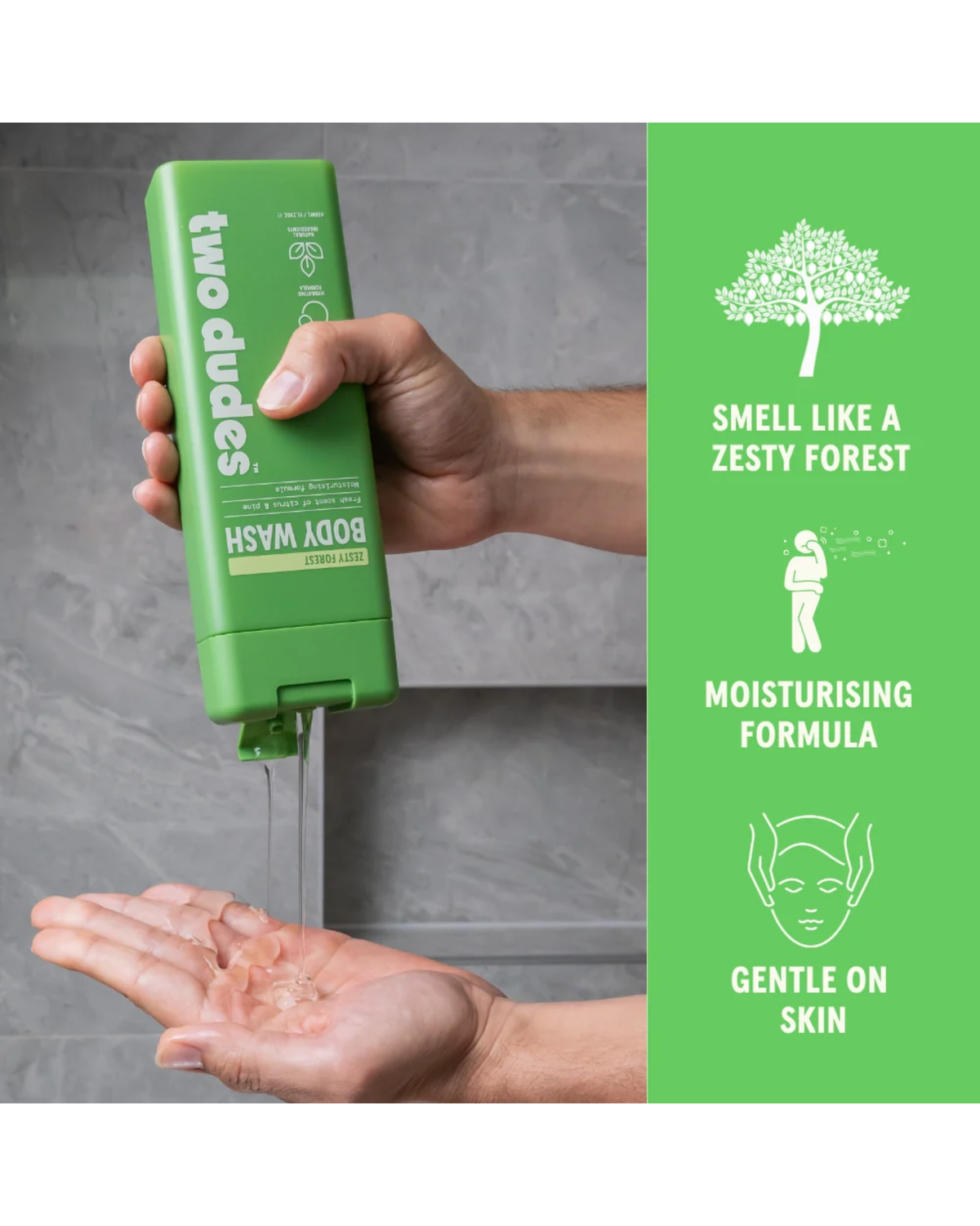 Two Dudes Body Wash - Zesty Forest 450ml
