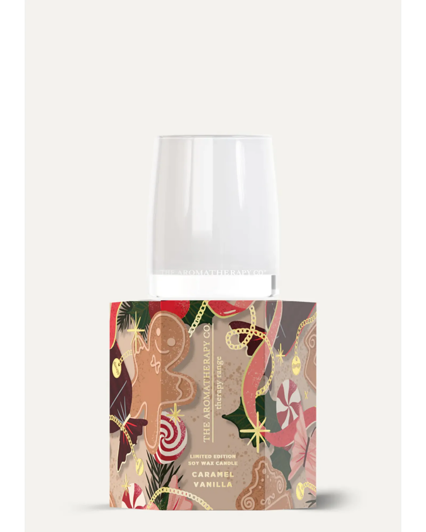 The Festive Collection Caramel Vanilla Scented Candle 80g