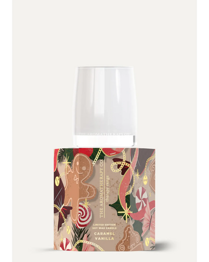 The Festive Collection Caramel Vanilla Scented Candle 80g