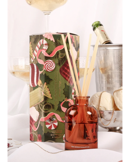 The Festive Collection White Lily & Holly Reed Diffuser 100ml