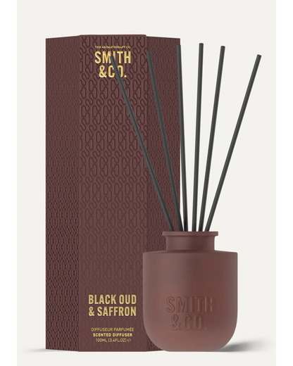 Smith&Co Black Oud & Saffron Reed Diffuser 100ml