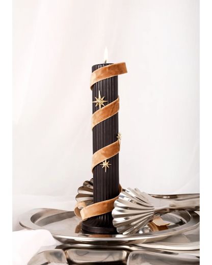 Smith&Co Tabac & Cedar Wood Pillar Candle 250g