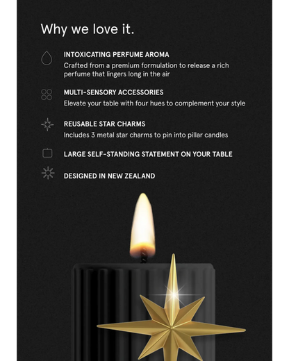 Smith&Co Tabac & Cedar Wood Pillar Candle 250g