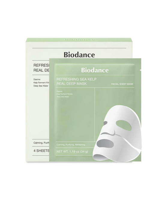 Biodance Refreshing Sea Kelp Real Deep Mask 4pk