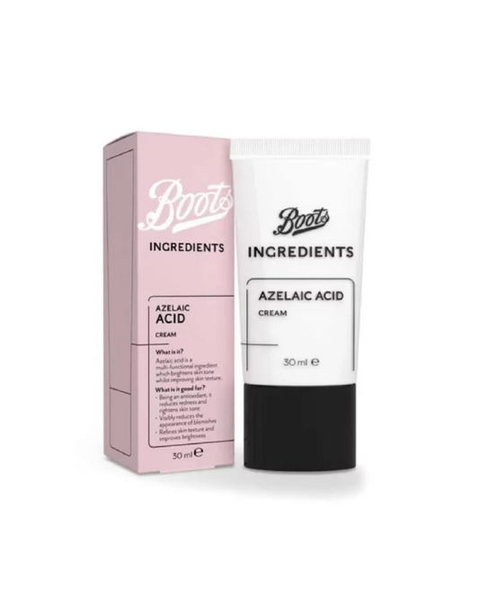 Boots Ingredients Azelaic Acid Gel Cream 30ml