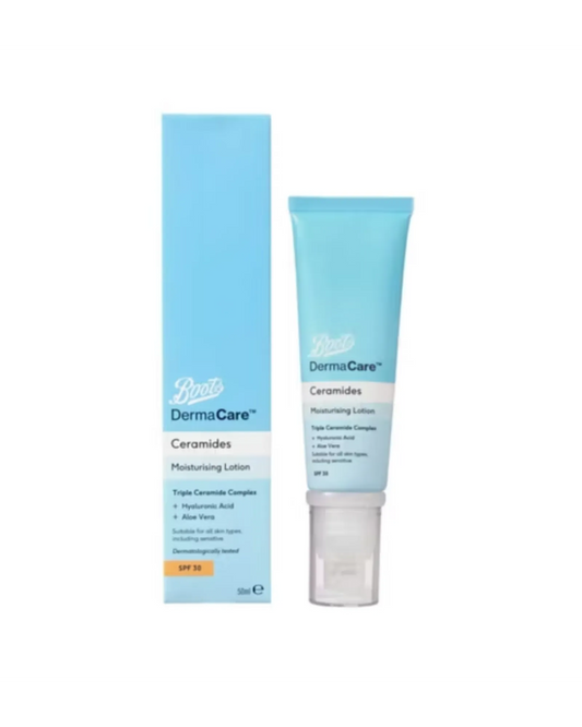 Boots DermaCare Ceramides Moisturising Lotion SPF30