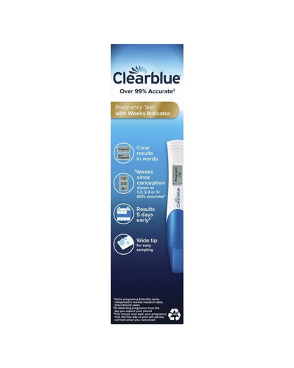 Clearblue Digital Pregnancy Test with Conception Indicator Test 1 Pack