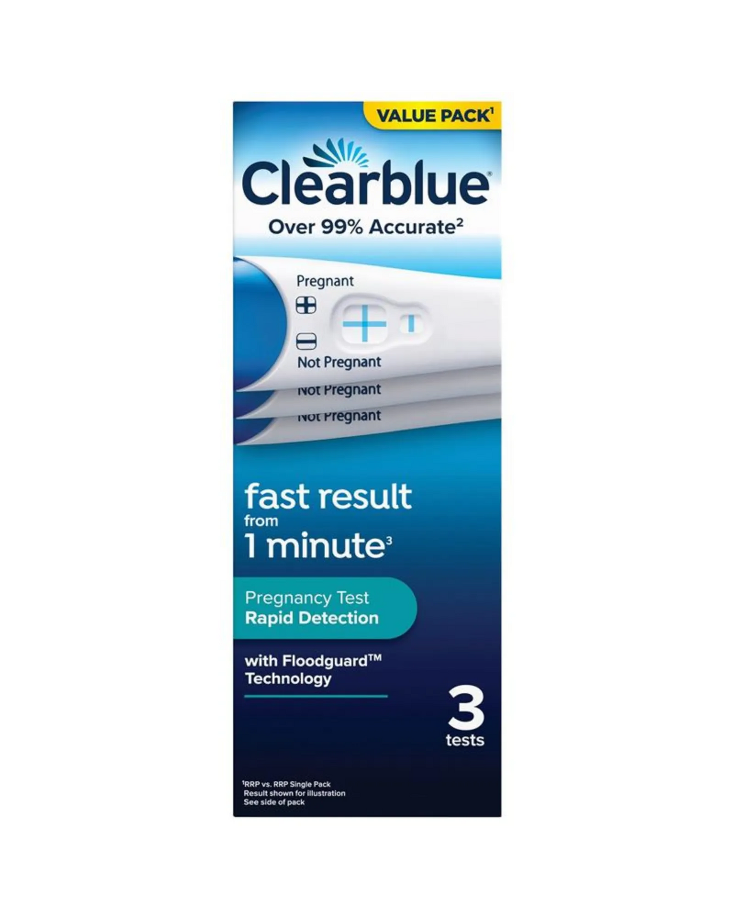 Clearblue Radid Detection Pregnancy Test 3 Pack