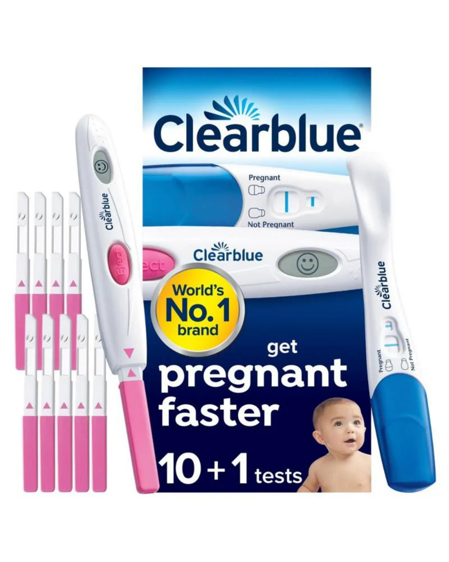 Clearblue Trying For A Baby Kit 10+1 Pack