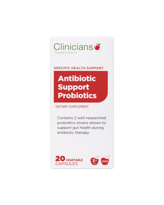 Clinicians Antibiotic Support Probiotics Vege Capsules 20s